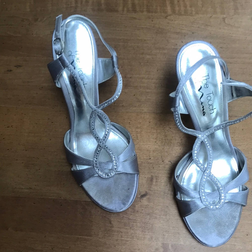 Nina Silver shoes worn twice